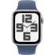 Смарт-часы Apple Watch SE (2024) 40mm Silver Aluminium Case with Denim Sport Band S/M (MXEC3)