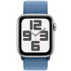 Смарт-часы Apple Watch SE (2023) 44mm Silver Aluminium Case with Storm Blue Sport Loop (MREF3)