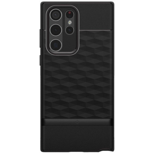 Чехол Spigen Parallax Galaxy S22 Ultra (ACS03939) Matte Black