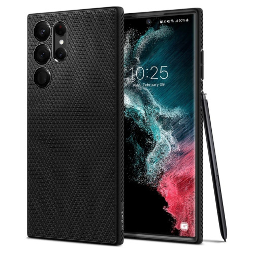 Чехол Spigen Liquid Air Galaxy S22 Ultra (ACS03915) Matte Black