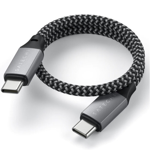 Кабель Satechi USB-C/USB-C 0,25m ST-TCC10M Space Grey