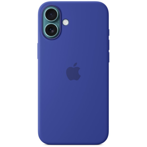 Чехол Apple Silicone Case with MagSafe для iPhone 16 Plus Ultramarine