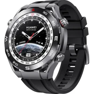 Смарт-часы Huawei Watch Ultimate 48mm Black/HNBR Strap (55020AGP)