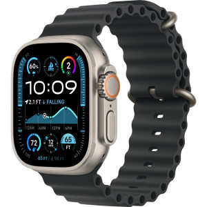 Смарт-часы Apple Watch Ultra 2 (2024) 49mm Natural Titanium Case with Black Ocean Band