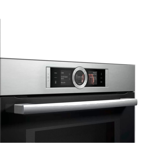 Электрический духовой шкаф Bosch Serie 8 HMG636RS1 Silver