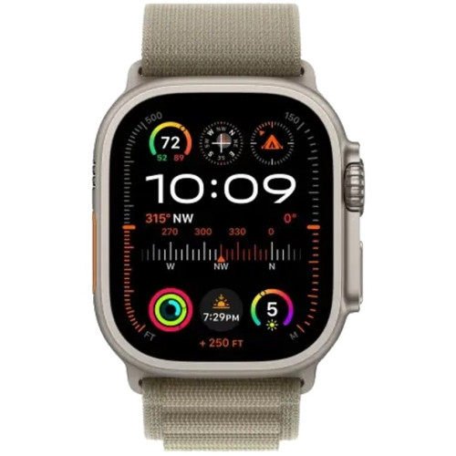 Ремешок Apple Watch Ultra 49mm Olive Alpine Loop M