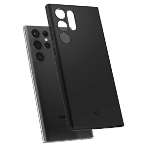 Чехол Spigen Thin Fit Galaxy S22 Ultra (ACS03911) Black