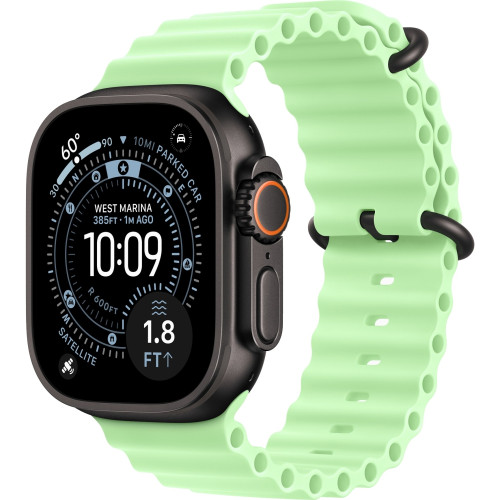 Смарт-часы Apple Watch Ultra 3 (2025) 49mm Black Titanium Case with Neon Green Ocean Band