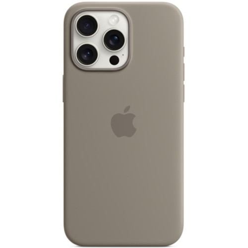 Силиконовый чехол Apple MagSafe для iPhone 15 Pro Clay
