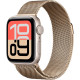 Смарт-часы Apple Watch SE (2025) 44mm Starlight Aluminum Case with Gold Milanese Loop