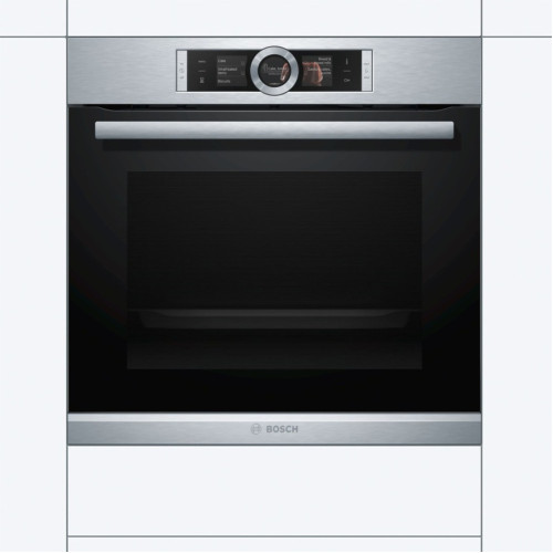 Электрический духовой шкаф Bosch Serie 8 HBG636ES1 Silver