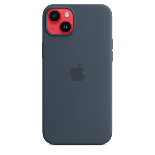 Силиконовый чехол Apple MagSafe для iPhone 14 Storm Blue