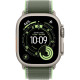 Смарт-часы Apple Watch Ultra 3 (2025) 49mm Natural Titanium Case with Green/Neon Trail Loop S/M