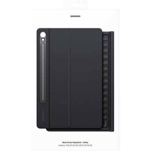 Чехол-клавиатура Samsung Book Cover Keyboard AI Key для Galaxy Tab S10 FE/S9/S9 FE Black (EF-DX725UB)