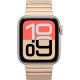 Смарт-часы Apple Watch SE (2025) 44mm Starlight Aluminum Case with Gold Link Bracelet