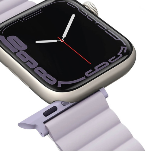 Ремешок Uniq Revix reversible Magnetic для Apple Watch 44/45/49 Lilac/White