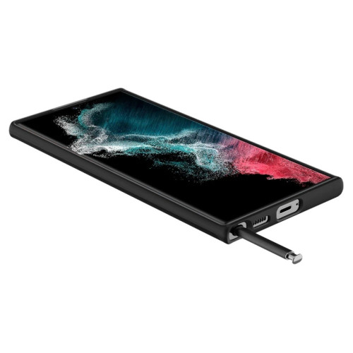 Чехол Spigen Thin Fit Galaxy S22 Ultra (ACS03911) Black