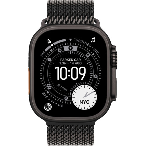 Смарт-часы Apple Watch Ultra 3 (2025) 49mm Black Titanium Case with Black Titanium Milanese Loop S