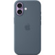 Чехол Apple Silicone Case with MagSafe для iPhone 17 Anchor Blue
