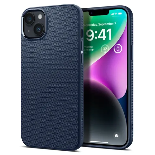 Чехол Spigen Liquid Air для iPhone 14 Plus (ACS04892) Navy Blue