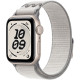 Смарт-часы Apple Watch SE (2025) 40mm Starlight Aluminum Case with Veiled Grey Nike Sport Loop