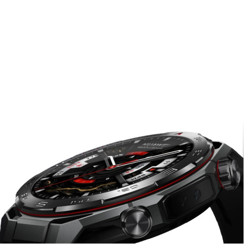 Смарт-часы Huawei Watch Ultimate 2 48mm Black/Black Elast (55020GBK)