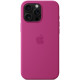 Чехол Apple Silicone Case with MagSafe для iPhone 16 Pro Max Fuchsia