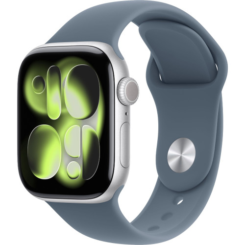 Смарт-часы Apple Watch Series 11 42mm Silver Aluminium Case with Anchor Blue Sport Band M/L