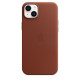 Кожаный чехол Apple для iPhone 14 Plus Umber