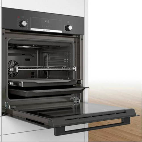 Электрический духовой шкаф Bosch Serie 6 HIJ517YB0R Black
