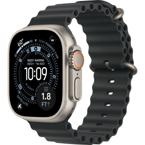 Смарт-часы Apple Watch Ultra 3 (2025) 49mm Natural Titanium Case with Black Ocean Band