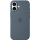 Чехол Apple Silicone Case with MagSafe для iPhone 17 Anchor Blue