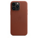 Кожаный чехол Apple MagSafe для iPhone 14 Pro Umber