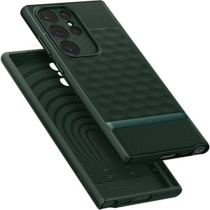 Чехол Spigen Caseology для Galaxy S23 Ultra (ACS05987) Midnight Green