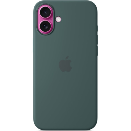 Чехол Apple Silicone Case with MagSafe для iPhone 16 Plus Lake Green