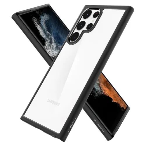 Чехол Spigen Ultra Hybrid Galaxy S22 Ultra (ACS03919) Matte Black