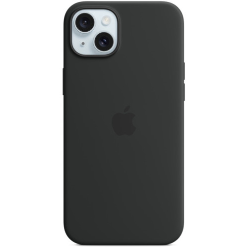 Силиконовый чехол Apple MagSafe для iPhone 15 Plus Black