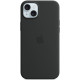 Силиконовый чехол Apple MagSafe для iPhone 15 Plus Black