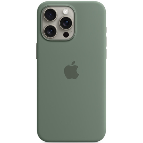 Силиконовый чехол Apple MagSafe для iPhone 15 Pro Cypress