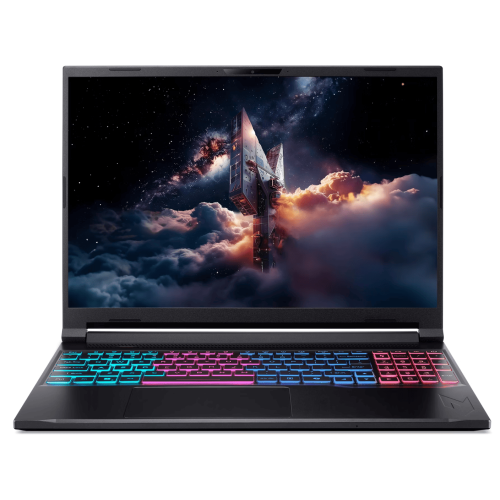 Игровой ноутбук Acer Nitro V 16S (Core 7, 32 ГБ, 1 ТБ, RTX 5070, 180 Гц, Win 11) Черный