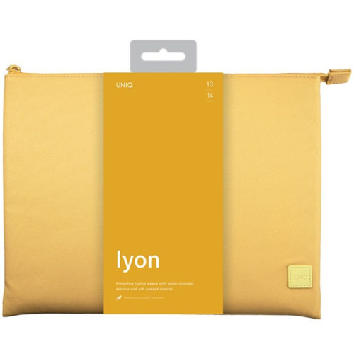 Чехол-папка Uniq LYON Laptop Sleeve для ноутбуков 14 Canary Yellow