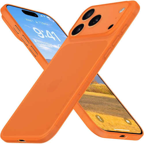 Чехол Gurdini Super Slim 0.3 mm для iPhone 17 Pro Max Orange
