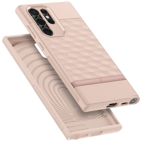 Чехол Spigen Parallax Galaxy S22 Ultra (ACS03940) Indi Pink
