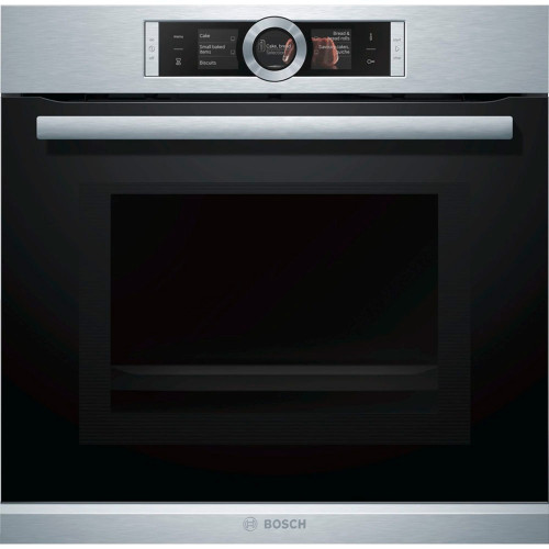 Электрический духовой шкаф Bosch Serie 8 HMG636BS1 Silver