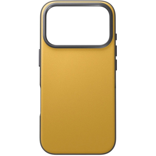 Чехол Uniq Lyden DS Dual-Tone Premium Leatherette Case with MagClick для iPhone 17 Pro Canary Yellow/Flint Gray