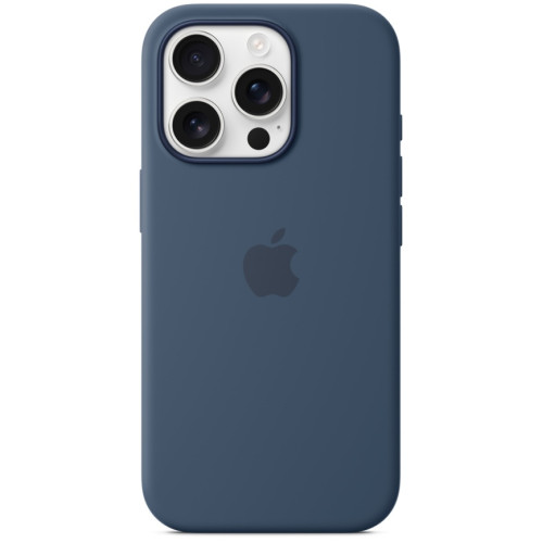 Чехол Apple Silicone Case with MagSafe для iPhone 16 Pro Max Denim