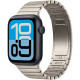 Смарт-часы Apple Watch SE (2025) 40mm Midnight Aluminum Case with Natural Link Bracelet