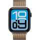 Смарт-часы Apple Watch SE (2025) 44mm Midnight Aluminum Case with Gold Milanese Loop