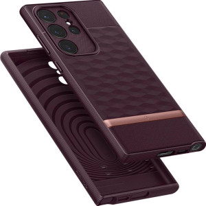 Чехол Spigen Caseology для Galaxy S23 Ultra (ACS05656) Burgundy