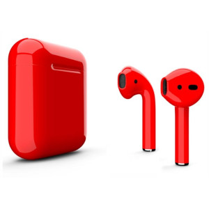Наушники Apple AirPods 2 Color (MV7N2) Red Glossy